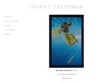 Tablet Screenshot of johnnyeveryman.com